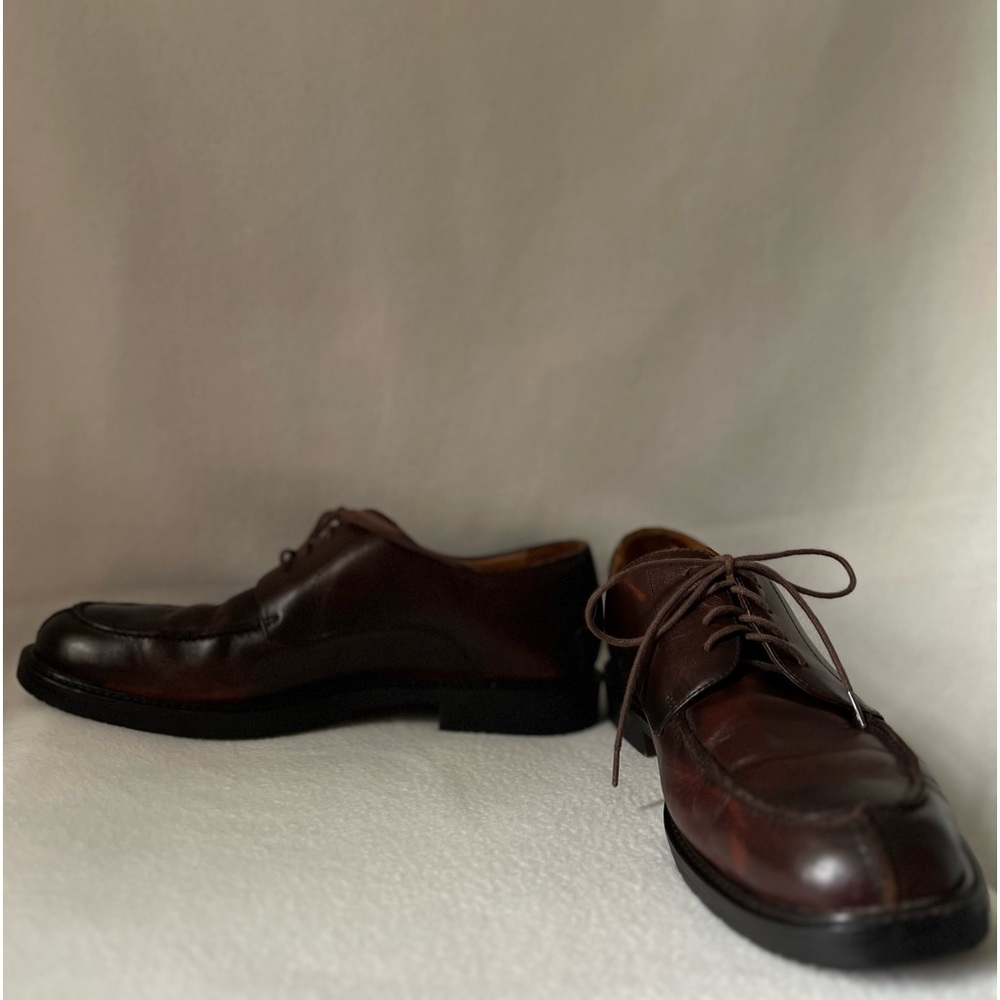 J Murphy by Johnston&Murphy Brown Leather Size 12M Lace Up Shoes - Picture 4 of 16